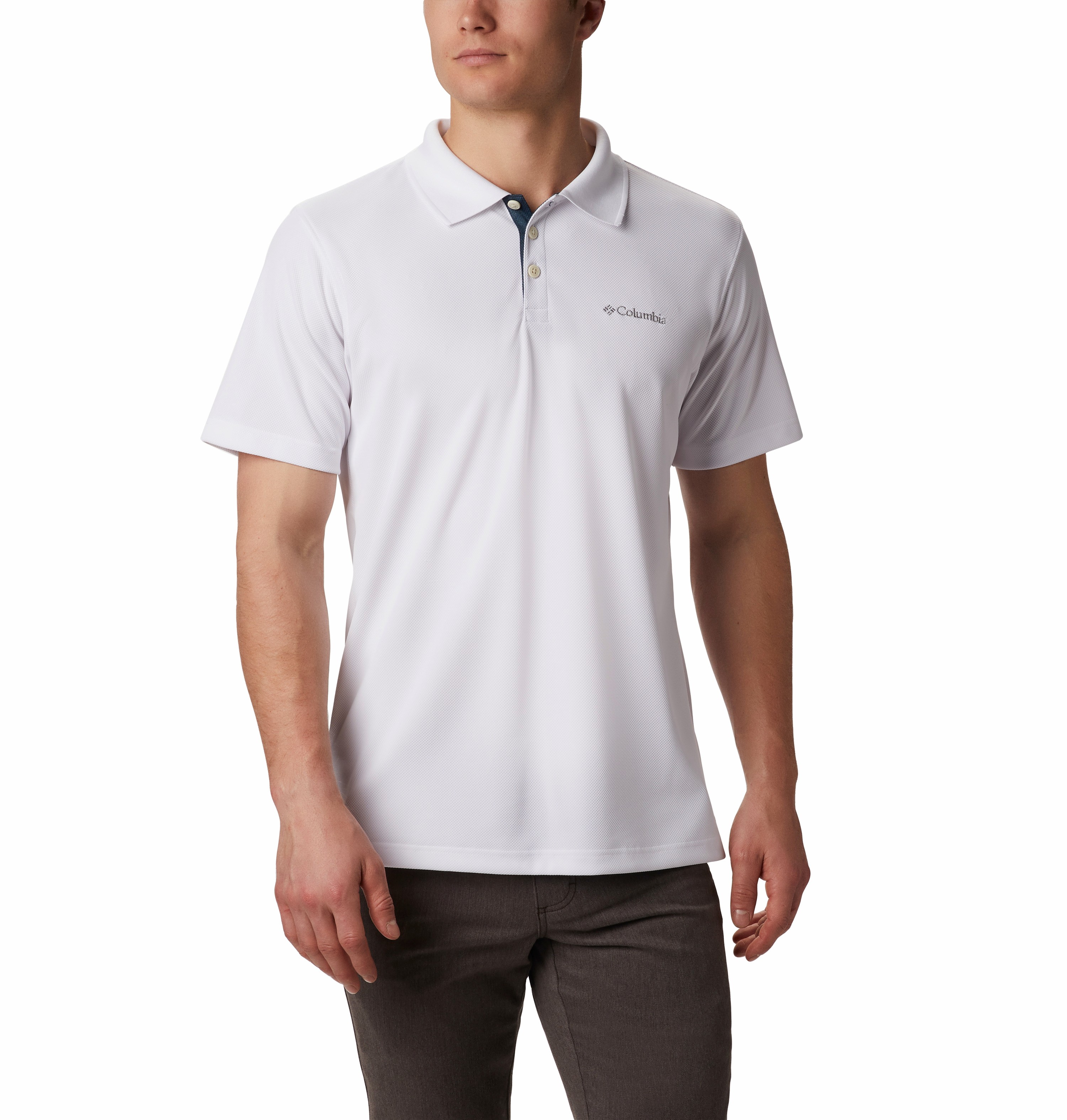 Ανδρική Μπλούζα Columbia Utilizer Polo AM0126-100 Ασπρη