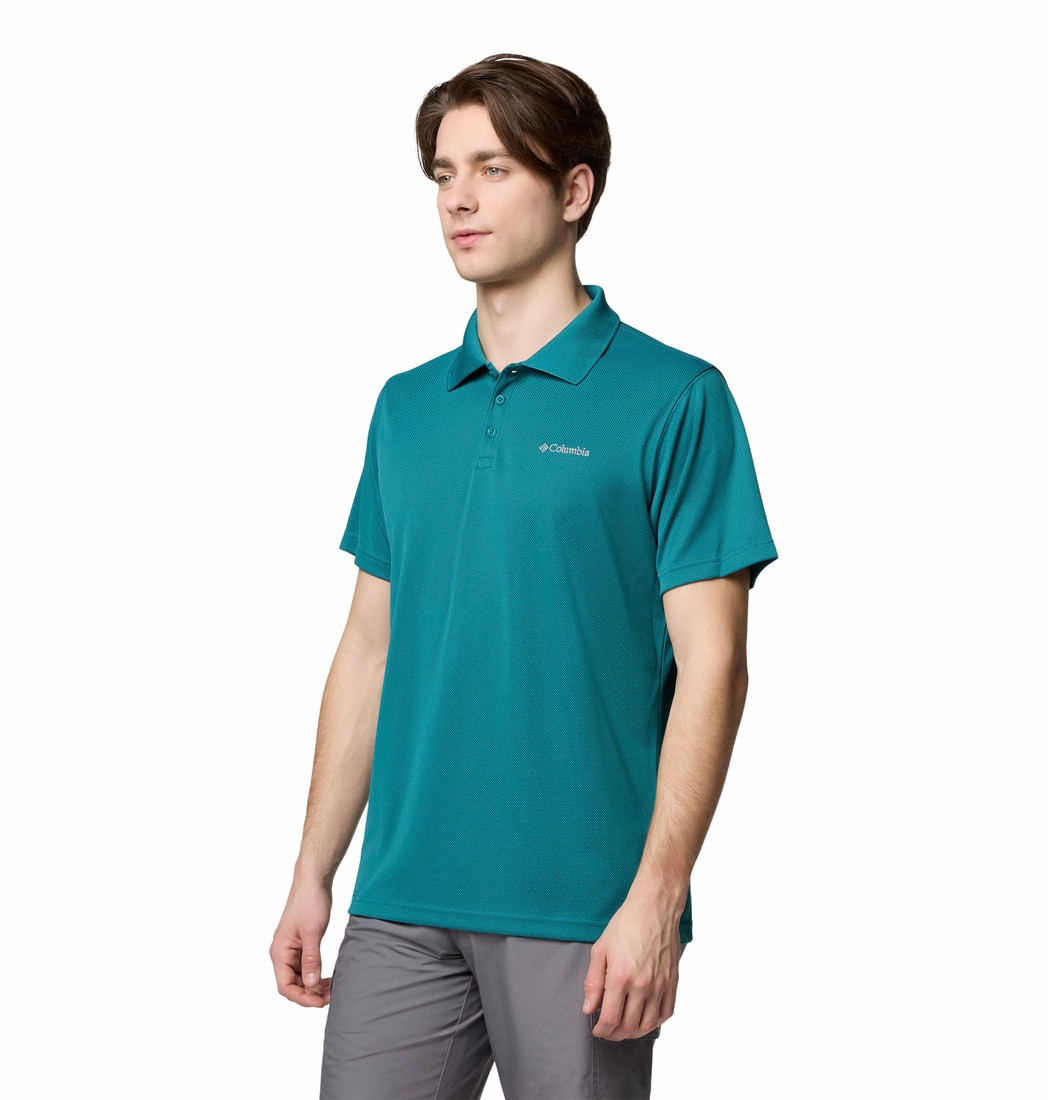 Ανδρική Μπλούζα Columbia Utilizer Polo AM0126-364 Πετρόλ