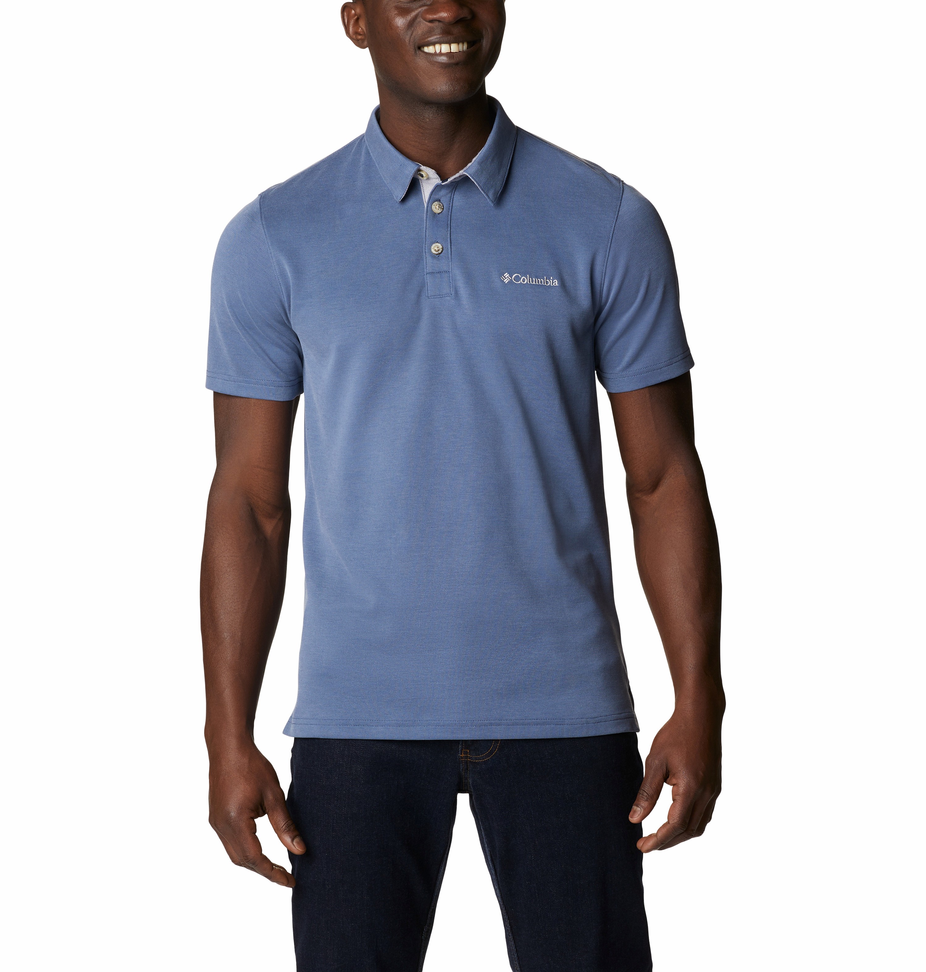 Ανδρικό Μπλουζάκι Polo Columbia Nelson Point Polo ΕΟ0035-478 Σιελ
