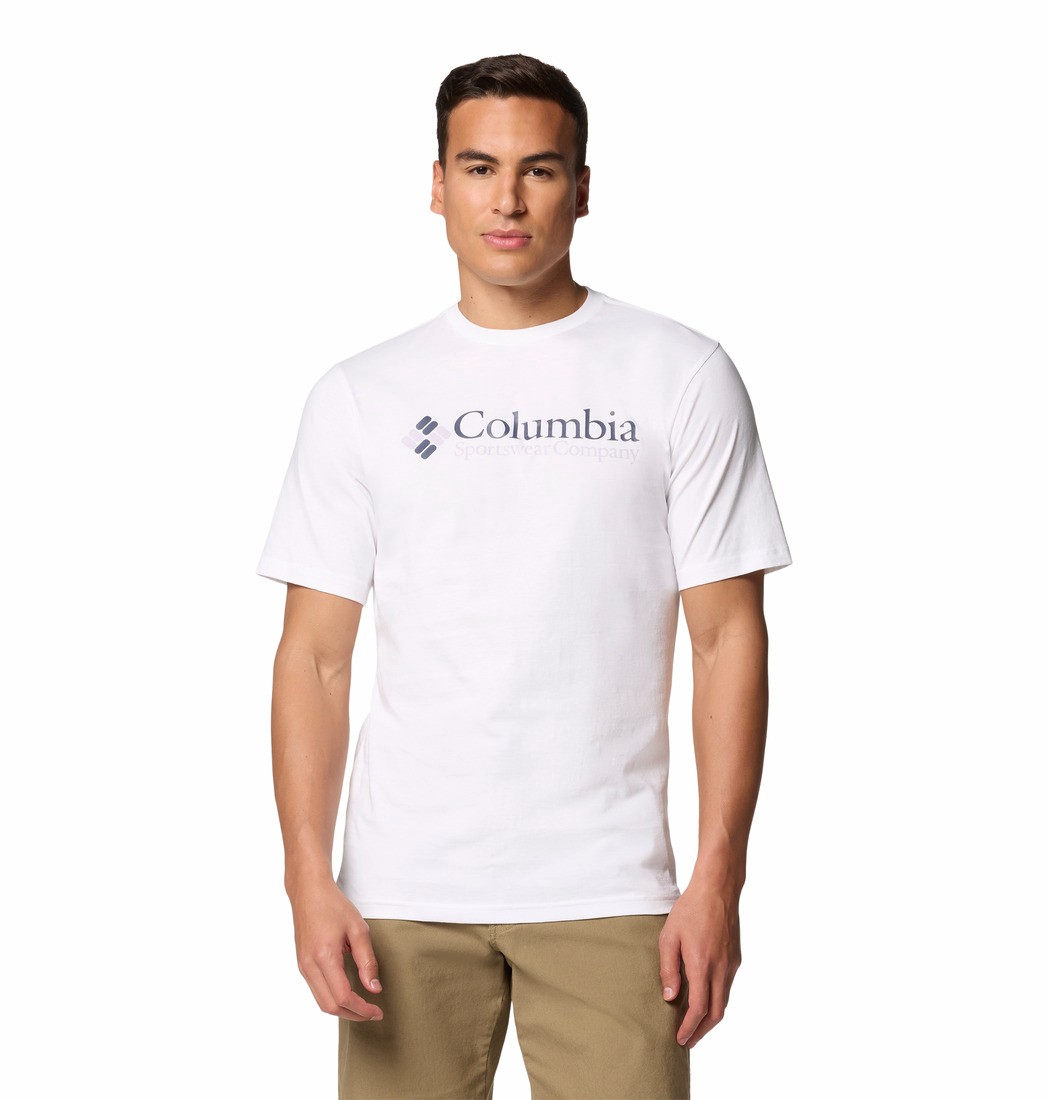 Men's Columbia CSC Basic Logo™ Short Sleeve Tee 1680053-015 White