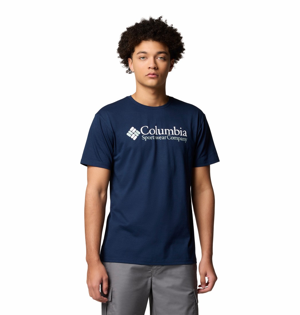 Men's Columbia CSC Basic Logo™ Short Sleeve Tee 1680053-462 Collegiate Navy