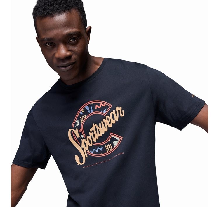 Men's Columbia Rapid Ridge™ Graphic Tee 1888813-002 Black