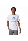 Ανδρική Μπλούζα Columbia Rapid Ridge™ Graphic Tee 1888813-114 Ασπρη
