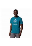 Ανδρική Μπλούζα Columbia Rapid Ridge™ Graphic Tee 1888813-364 Πετρόλ
