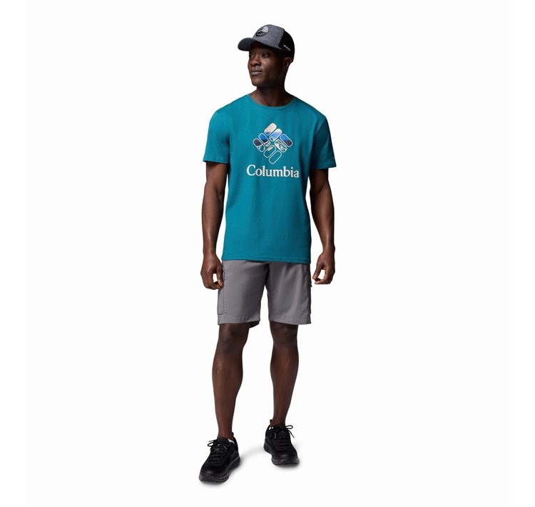 Men's Columbia Rapid Ridge™ Graphic Tee 1888813-364 River Blue
