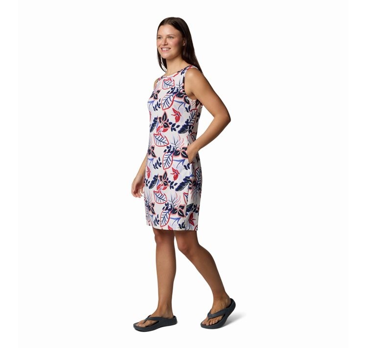 Γυναικείο Φόρεμα Columbia Chill River™ Printed Dress 1885752A-106 Ασπρο
