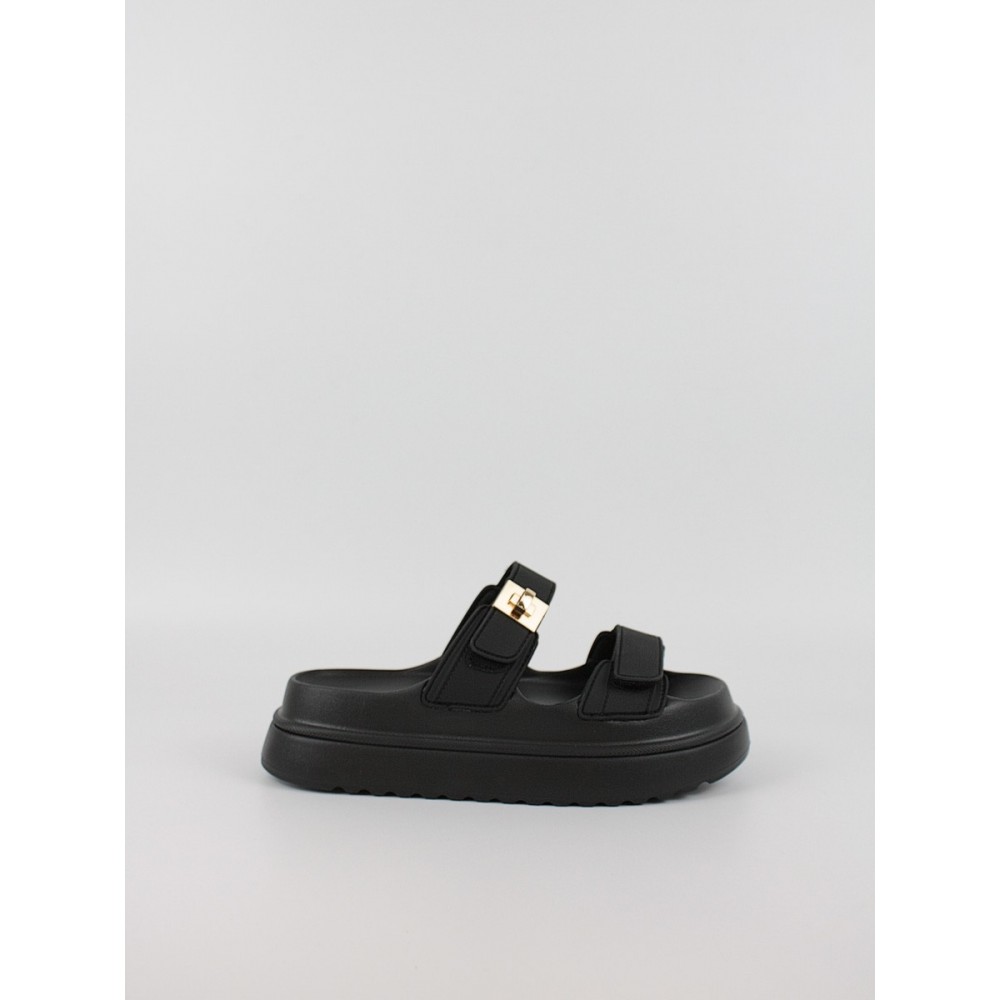Γυναικεία Flatform Steve Madden Bigschmona Jelly SM11003858-02002-001 Μαύρη