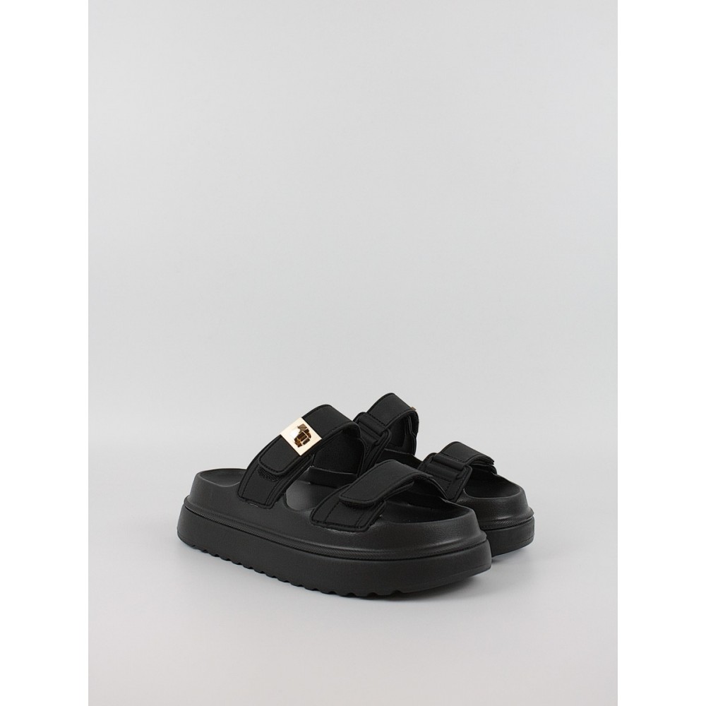 Γυναικεία Flatform Steve Madden Bigschmona Jelly SM11003858-02002-001 Μαύρη