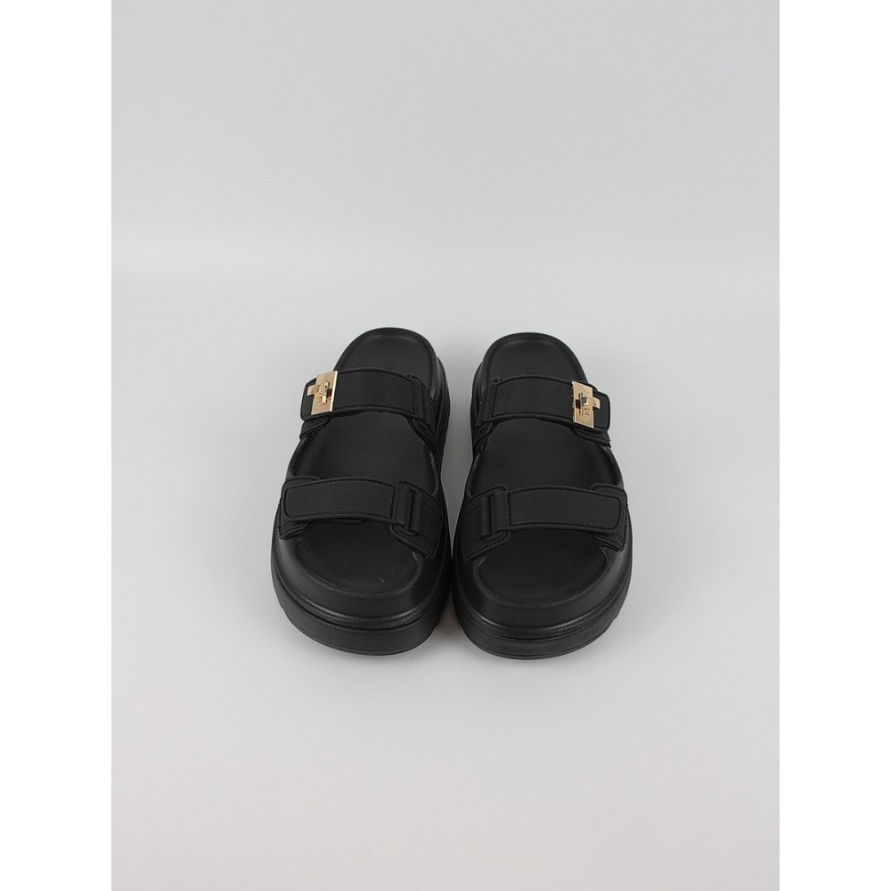 Γυναικεία Flatform Steve Madden Bigschmona Jelly SM11003858-02002-001 Μαύρη