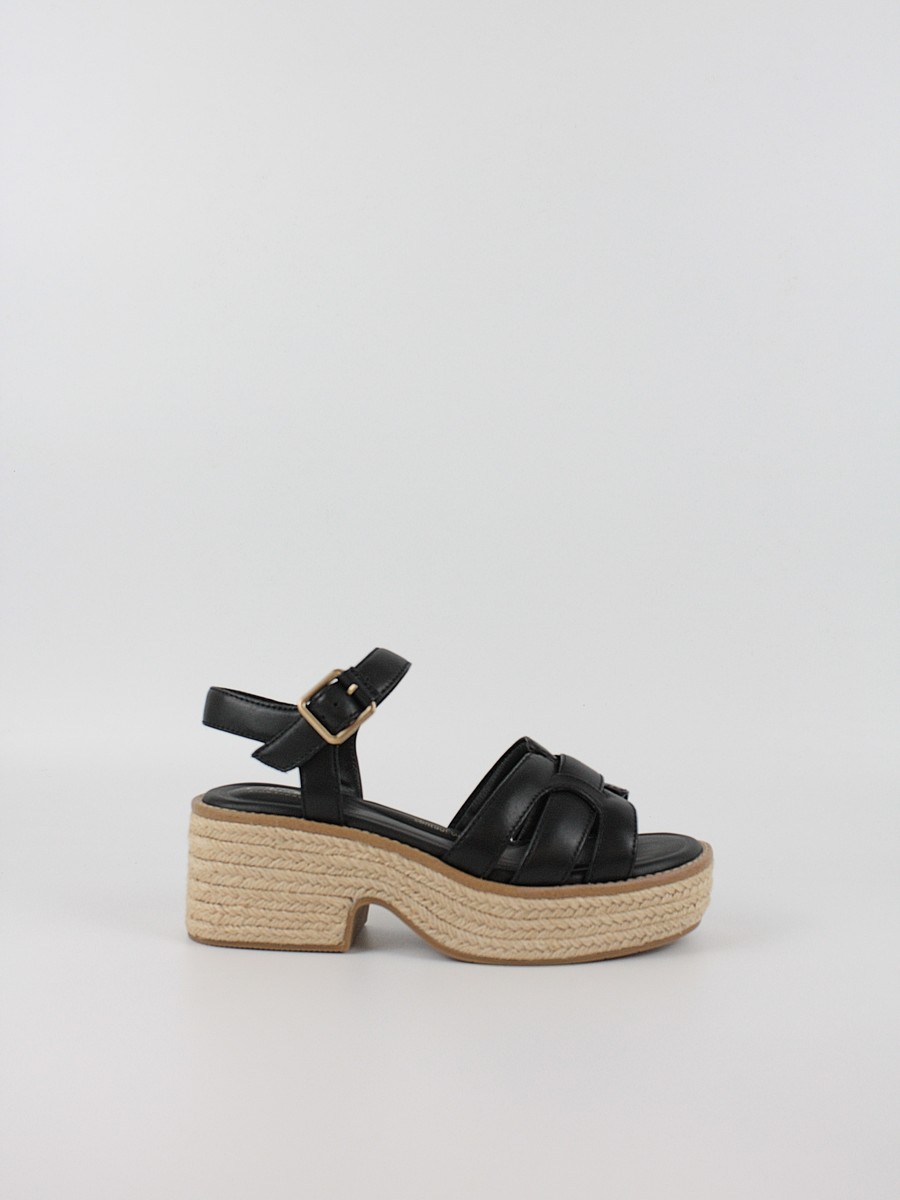 Γυναικεία Πλατφόρμα Clarks Coledale Strap 26181247 Μαύρη