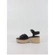 Γυναικεία Πλατφόρμα Clarks Coledale Strap 26181247 Μαύρη