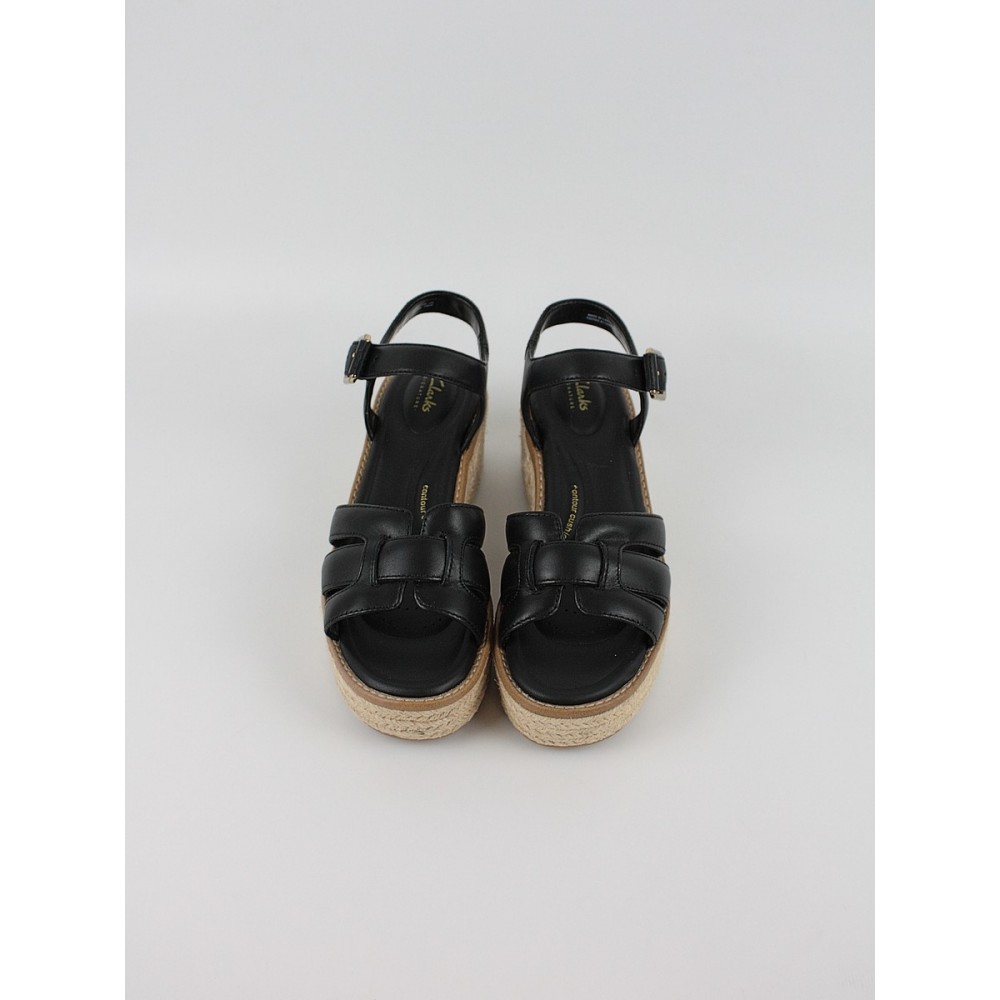 Γυναικεία Πλατφόρμα Clarks Coledale Strap 26181247 Μαύρη