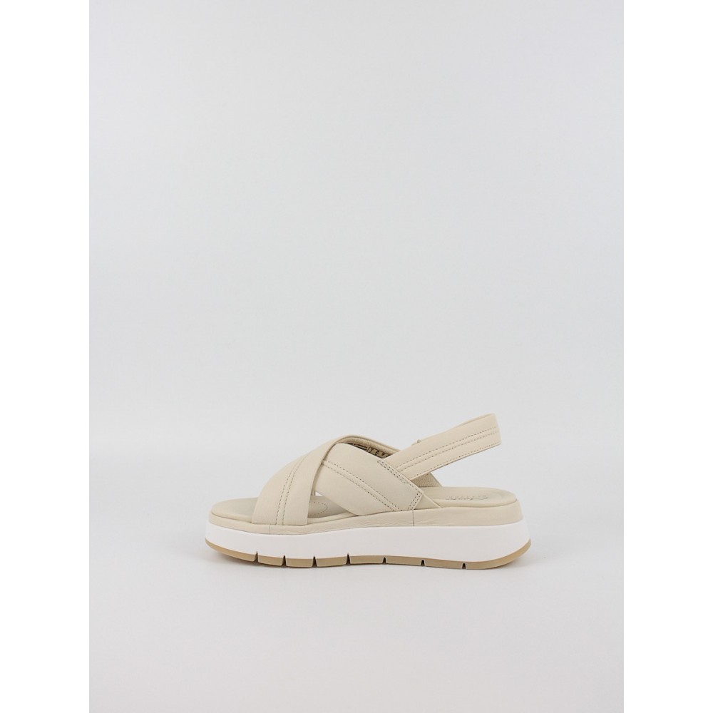 Γυναικεία Πλατφόρμα Clarks Tuscan Cross 26181470 Κρεμ
