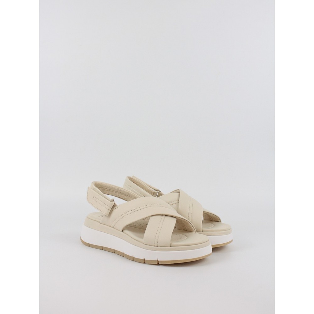 Γυναικεία Πλατφόρμα Clarks Tuscan Cross 26181470 Κρεμ