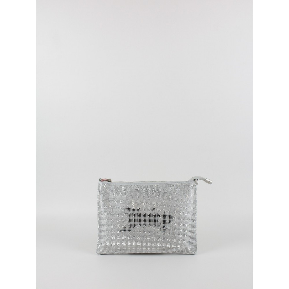 Γυναικεία Τσάντα Juicy Couture Mia Flat Pouch BEJ1M7782WPO902 Ασημί