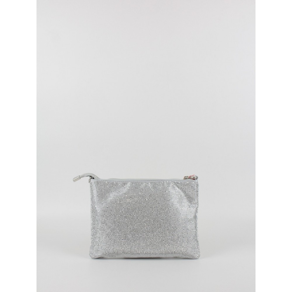 Γυναικεία Τσάντα Juicy Couture Mia Flat Pouch BEJ1M7782WPO902 Ασημί