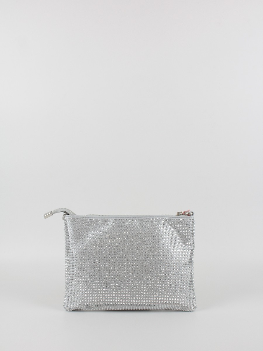 Γυναικεία Τσάντα Juicy Couture Mia Flat Pouch BEJ1M7782WPO902 Ασημί