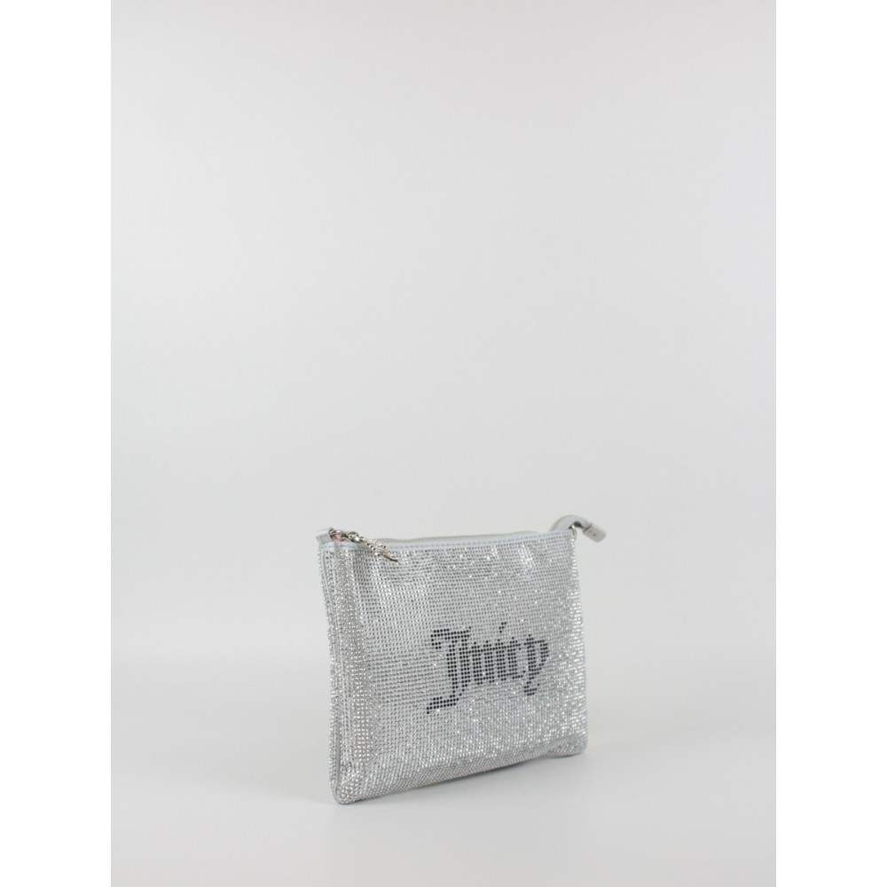 Γυναικεία Τσάντα Juicy Couture Mia Flat Pouch BEJ1M7782WPO902 Ασημί