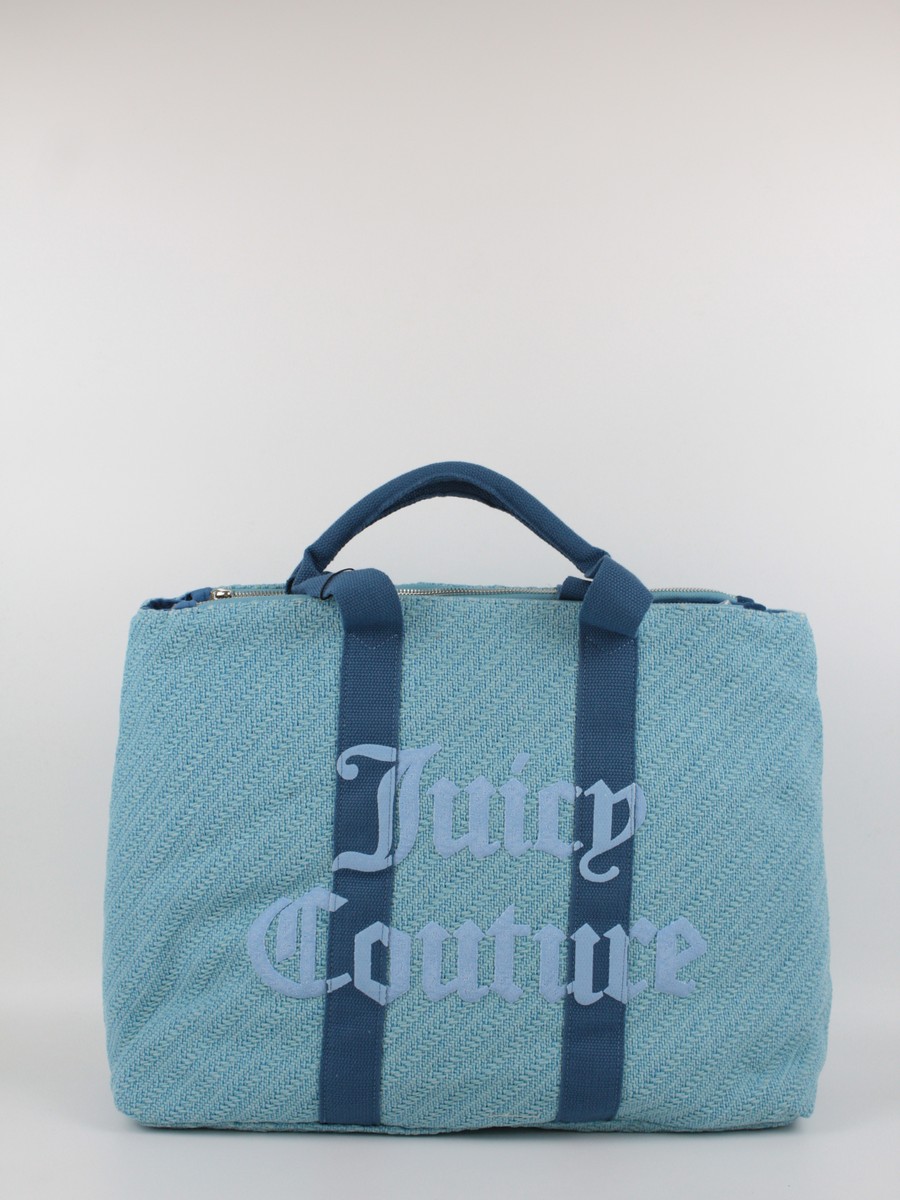 Women Bag Juicy Couture Daisy Cotton Woven Reversible Shop. BEJDA7759WPNJ20 Light Blue
