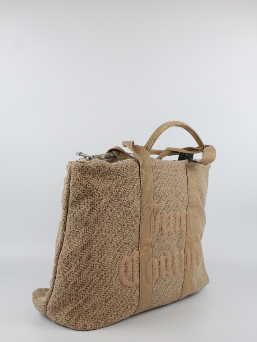 Women Bag Juicy Couture Daisy Cotton Woven Reversible Shop. BEJDA7759WPNJ64 Biege