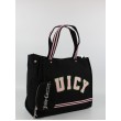 Γυναικεία Τσάντα Juicy Couture Iris Patch Canvas Large Shopping BEJIR7734WC2JBP Μαύρη
