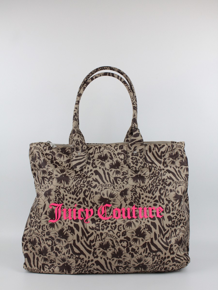 Women Bag Juicy Couture Daisy Nylon Reversible Large Shop. BEJDA7807W1AHN Leopar