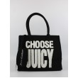 Γυναικεία Τσάντα Juicy Couture Iris Toweling Large Shopping BEJIR7814WPN000 Μαύρη