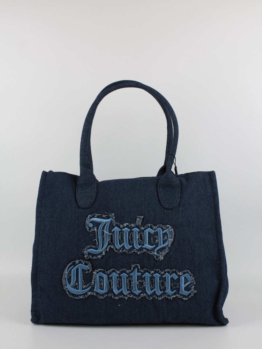 Women Bag Juicy Couture Iris Distressed Large Shopping BEJIR7826WCOJA2 Jean