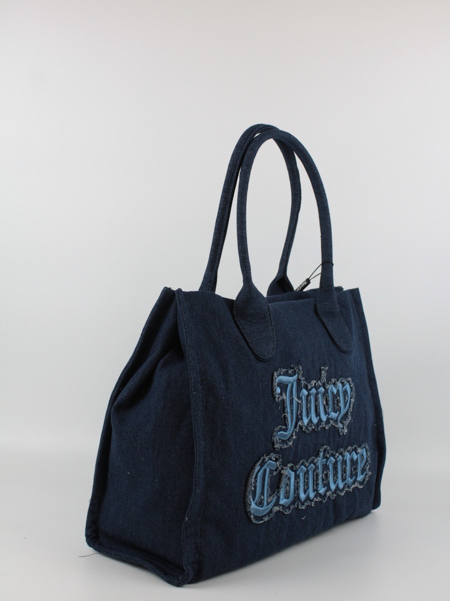 Women Bag Juicy Couture Iris Distressed Large Shopping BEJIR7826WCOJA2 Jean