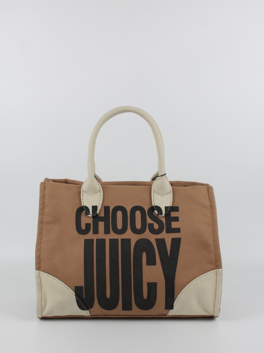 Women Bag Juicy Couture Iris Plastisol Bamped Med Shopping BEJIR7830WCONC1 Biege