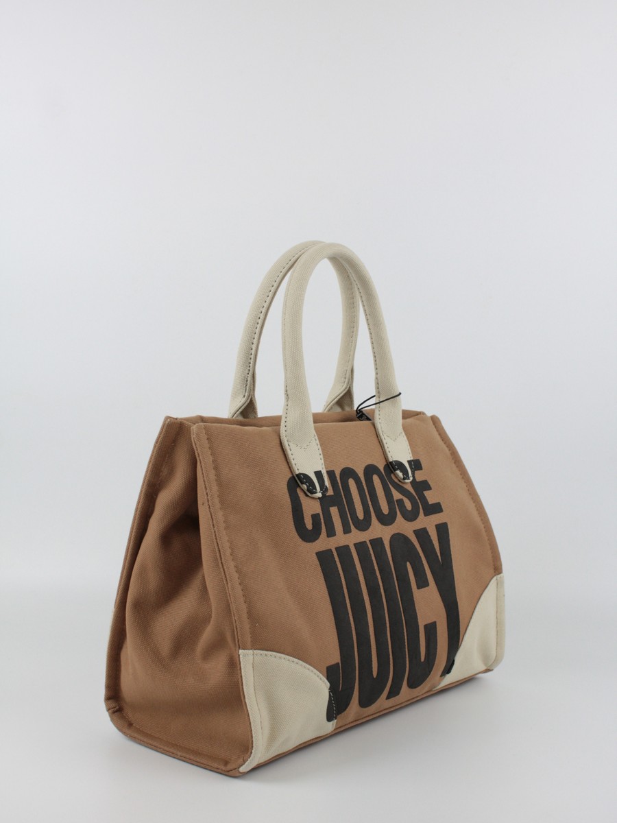 Women Bag Juicy Couture Iris Plastisol Bamped Med Shopping BEJIR7830WCONC1 Biege