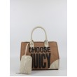 Γυναικεία Τσάντα Juicy Couture Iris Plastisol Bamped Med Shopping BEJIR7830WCONC1 Μπεζ