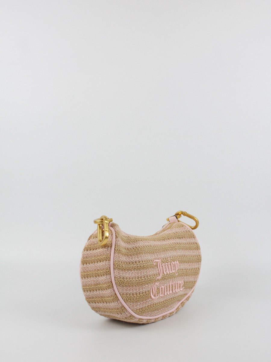 Women Bag Juicy Couture Blossom Straw Small Hobo BEJL57835W1PCN2 Biege