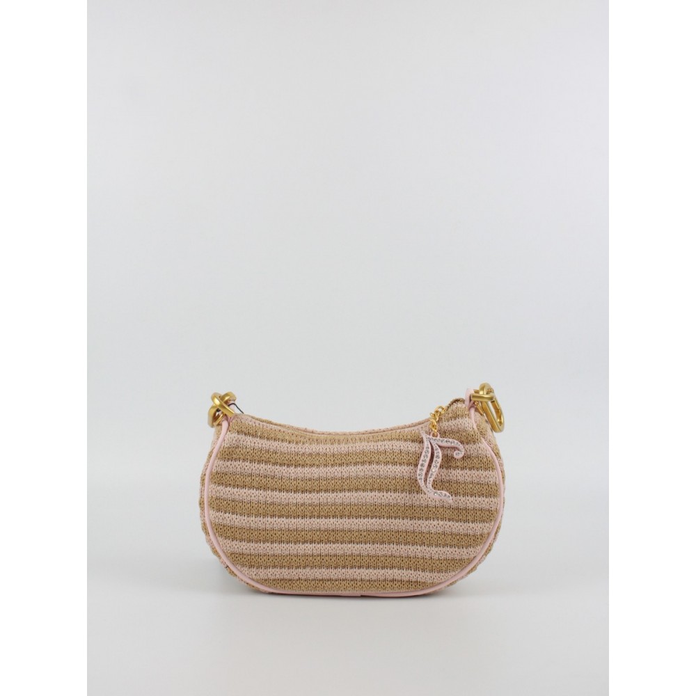 Γυναικεία Τσάντα Juicy Couture Blossom Straw Small Hobo BEJL57835W1PCN2 Μπεζ