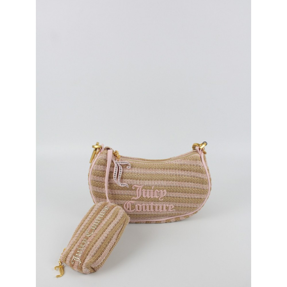Γυναικεία Τσάντα Juicy Couture Blossom Straw Small Hobo BEJL57835W1PCN2 Μπεζ