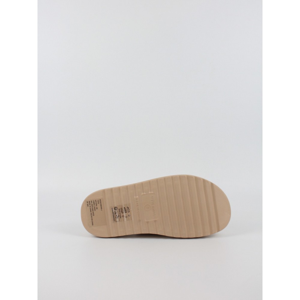 Women Flatform Steve Madden Bigschmona Jelly SM11003858-02002-166 Biege