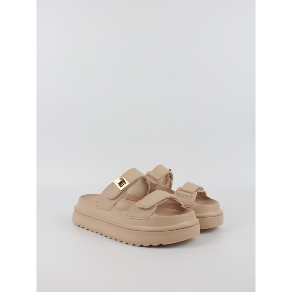 Women Flatform Steve Madden Bigschmona Jelly SM11003858-02002-166 Biege