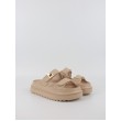 Women Flatform Steve Madden Bigschmona Jelly SM11003858-02002-166 Biege