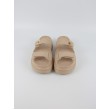 Women Flatform Steve Madden Bigschmona Jelly SM11003858-02002-166 Biege
