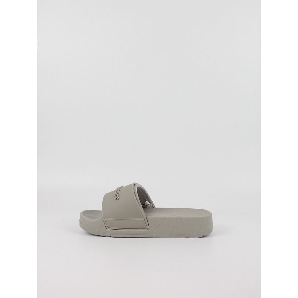 Women Slider Juicy Couture JCFSYL128006-509 Breanna Stacked Sliders Grey