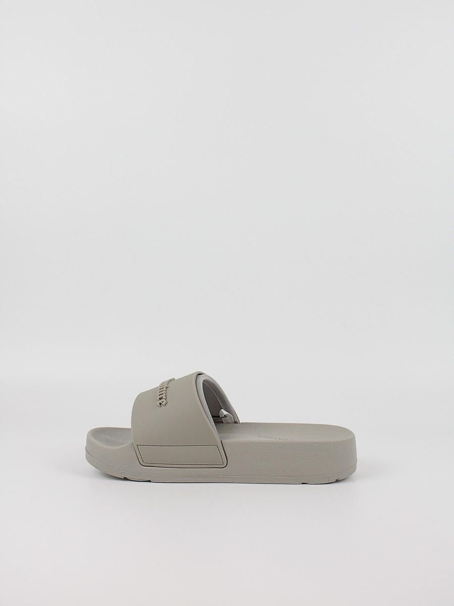 Women Slider Juicy Couture JCFSYL128006-509 Breanna Stacked Sliders Grey