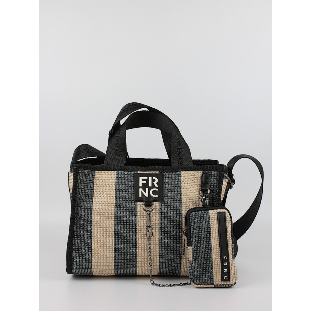 Women's Shoulder Bag FRNC 5304 BLK Black