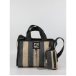Women's Shoulder Bag FRNC 5304 BLK Black