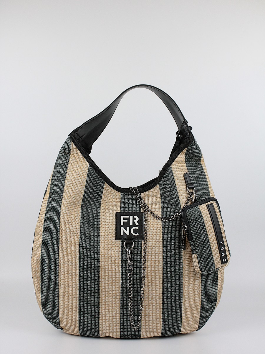 Women's Shoulder Bag FRNC 5312 BLK Black