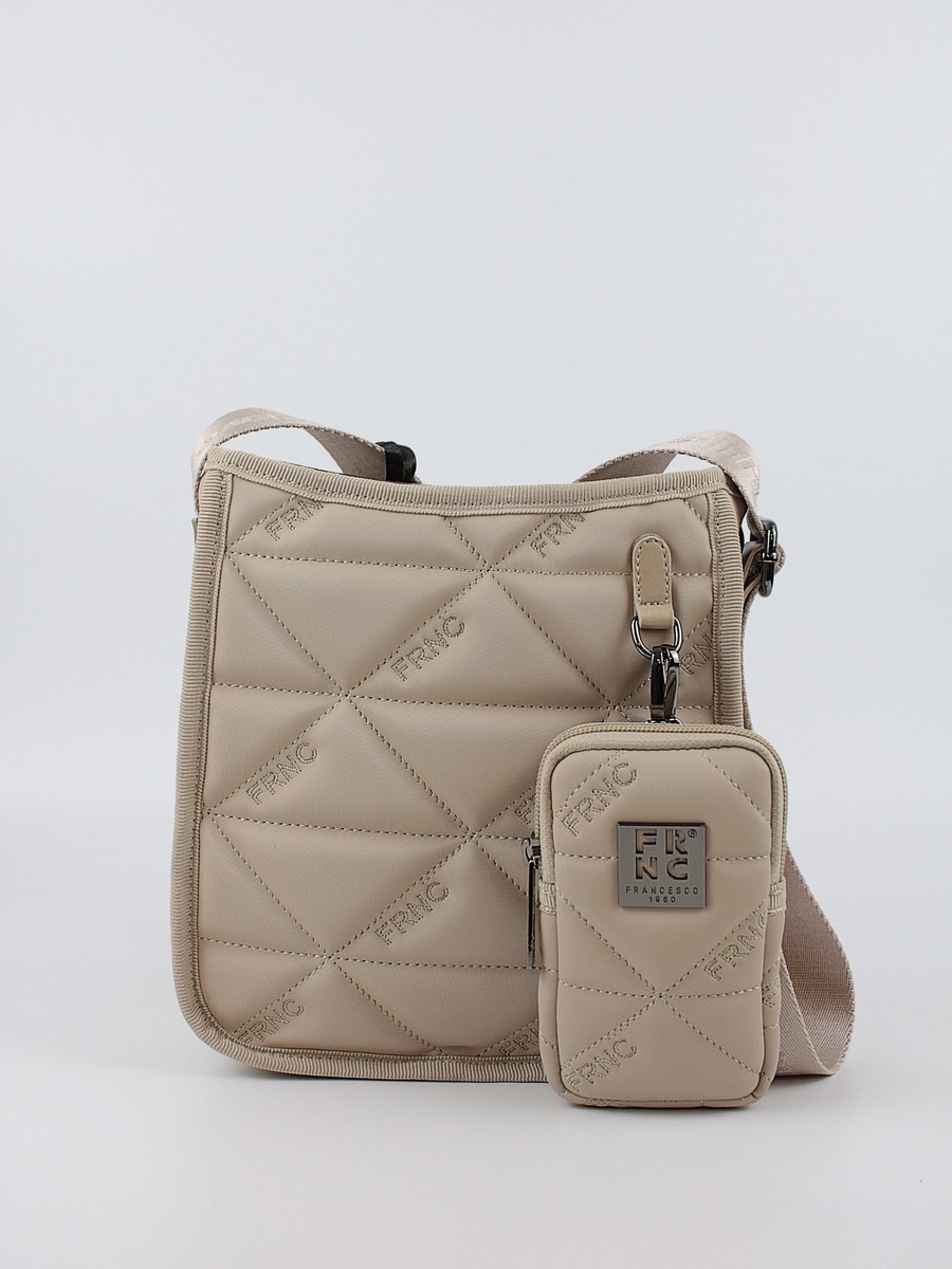 Women's Shoulder Bag FRNC 4128 BG Biege