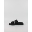 Γυναικεία Σαγιονάρα Calvin KLein Flat Slide Jacquard HW0HW02486-BEH Μαύρο