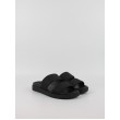 Γυναικεία Σαγιονάρα Calvin KLein Flat Slide Jacquard HW0HW02486-BEH Μαύρο