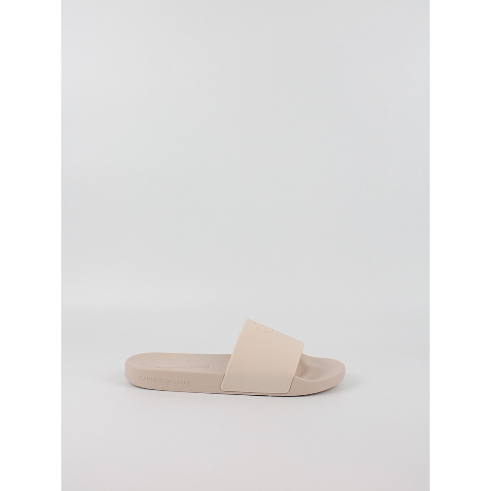 Γυναικεία Σαγιονάρα Calvin KLein Slide Monogram Tpu YW0YW01715-VIC Ροζ Γυναικεία Σαγιονάρα Calvin KLein Slide Monogram Tpu YW0YW01715-VIC Ροζ