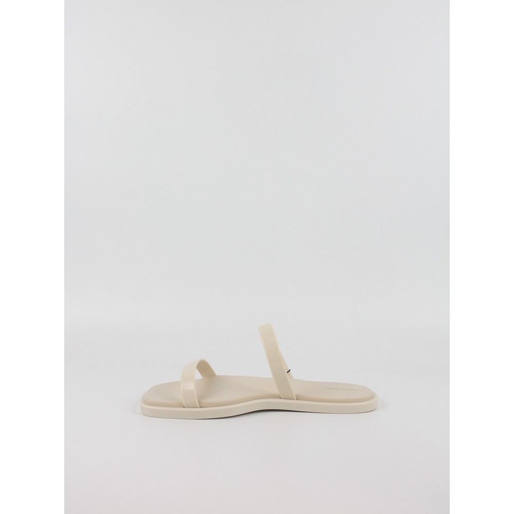 Women's Pool Slide Calvin KLein Double Bar Slide - Jelly HW0HW02417-AEO Turtle Dove Women's Pool Slide Calvin KLein Double Bar Slide - Jelly HW0HW02417-AEO Turtle Dove