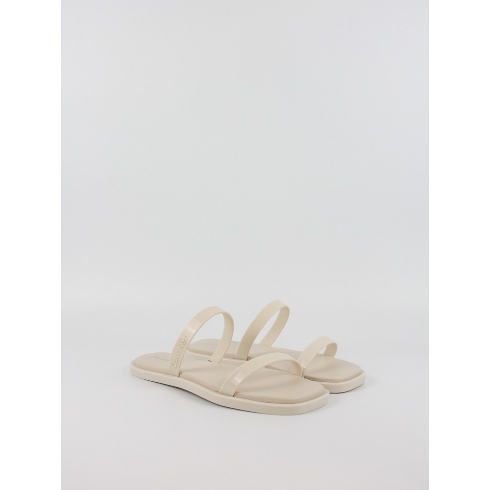 Women's Pool Slide Calvin KLein Double Bar Slide - Jelly HW0HW02417-AEO Turtle Dove Women's Pool Slide Calvin KLein Double Bar Slide - Jelly HW0HW02417-AEO Turtle Dove